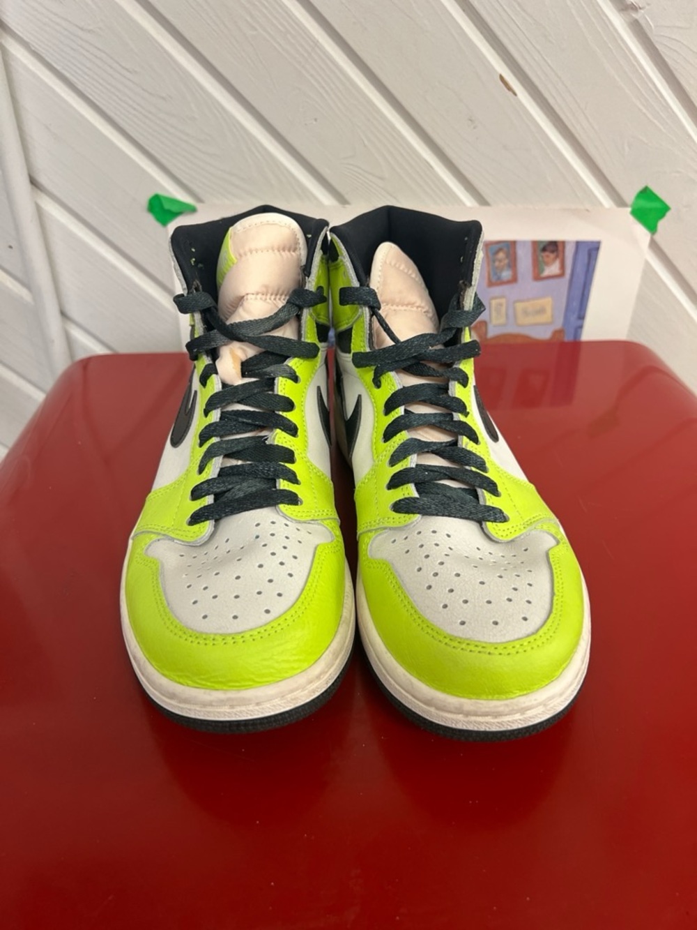 Nike Air Jordan 1 Retro High OG Neon Green Shoes